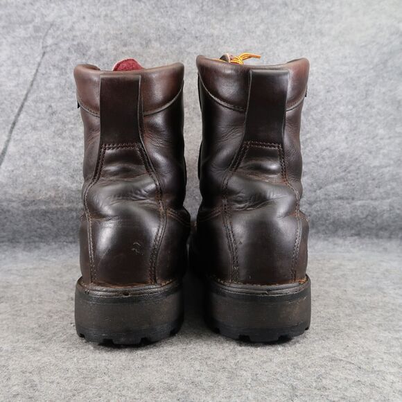 Danner Mens 8 Work Boots Hawk Nubuck Leather USA Waterproof Lace Up Handcrafted - Picture 5 of 16